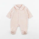 Vertbaudet - pyjama velours rose - 0 mois