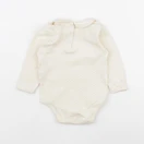Vertbaudet - body à col beige - 9 mois