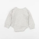 Vertbaudet - body gris - 6 mois