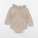 Vertbaudet - combinaison beige - 6 mois