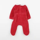 Jacadi - pyjama velours rouge - 1 mois
