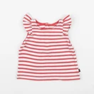 Jacadi - tee-shirt blanc, rouge - 6 mois