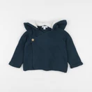 Vertbaudet - veste bleu - 12 mois