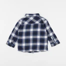 Vertbaudet - chemise bleu, blanc - 9 mois