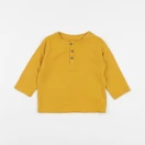 Vertbaudet - tee-shirt jaune - 6 mois