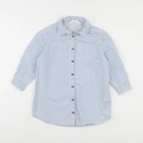 H&M - robe bleu, blanc - 2/3 ans