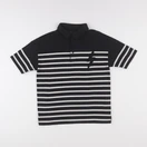 IKKS - polo bleu, blanc - 8 ans