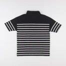 IKKS - polo bleu, blanc - 8 ans