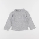 Vertbaudet - sous-pull gris - 2 ans