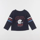 Vertbaudet - tee-shirt bleu - 2 ans