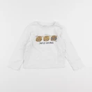 Vertbaudet - tee-shirt blanc - 18 mois
