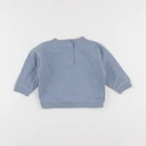 Vertbaudet - sweat bleu - 12 mois