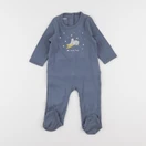 Vertbaudet - pyjama coton bleu - 6 mois