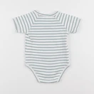 Vertbaudet - body blanc, vert - 12 mois