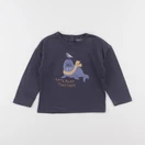 Vertbaudet - tee-shirt bleu - 2 ans