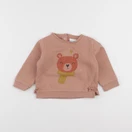 Vertbaudet - sweat rose - 18 mois