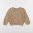 Vertbaudet - sweat marron - 4 ans
