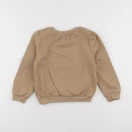 Vertbaudet - sweat marron - 4 ans