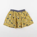 Vertbaudet - jupe réversible bleu, jaune - 6 ans