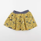 Vertbaudet - jupe réversible bleu, jaune - 6 ans