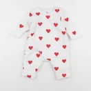 Petit Bateau - sur-pyjama coton blanc - 6 mois