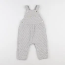 Petit Bateau - salopette gris - 24 mois