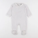 Cyrillus - pyjama velours rose - 12 mois