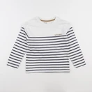 Vertbaudet - tee-shirt blanc - 8 ans