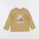 Vertbaudet - tee-shirt jaune - 4 ans