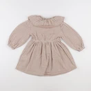 Vertbaudet - robe marron - 3 ans