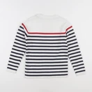 Vertbaudet - pull blanc - 8 ans