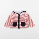 Jacadi - gilet rouge - 6 mois