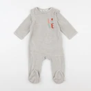 Tape à l'oeil - pyjama velours blanc, or - 9 mois
