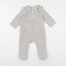 Tape à l'oeil - pyjama velours blanc, or - 9 mois