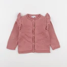 Vertbaudet - gilet rose - 18 mois