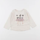 Zara - tee-shirt beige - 9/12 mois