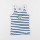 Petit Bateau - maillot de corps bleu - 3 ans