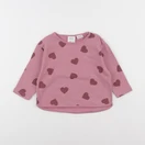 Zara - tee-shirt rose - 9/12 mois