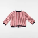 Petit Bateau - gilet rouge - 36 mois