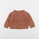 Petit Bateau - gilet marron - 12 mois
