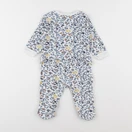Petit Bateau - pyjama coton bleu - 12 mois