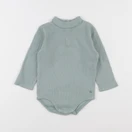 Petit Bateau - body à col vert - 12 mois
