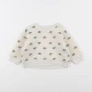 Petit Bateau - sweat beige - 12 mois