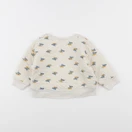Petit Bateau - sweat beige - 12 mois