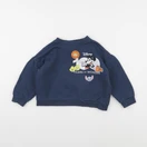 Zara - sweat bleu - 2/3 ans
