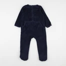 Vertbaudet - pyjama velours bleu - 2 ans