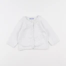 Jacadi - gilet blanc - 6 mois