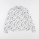 IKKS - tee-shirt blanc, bleu - 8 ans
