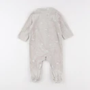 Tape à l'oeil - pyjama velours gris - 6 mois