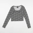 IKKS - tee-shirt court noir - 12 ans